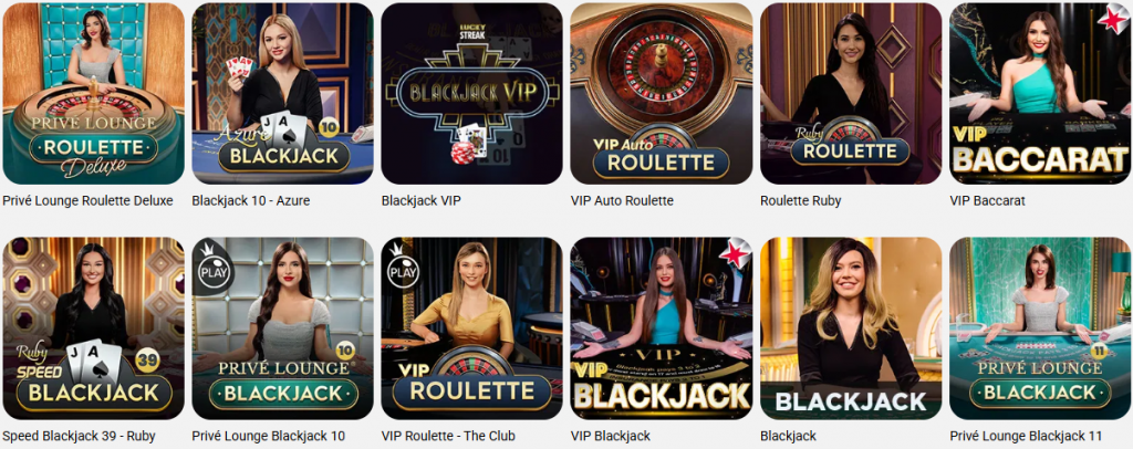 Boo Casino: Table games